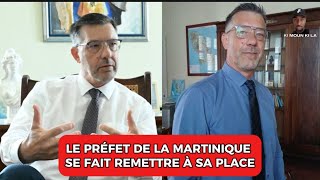 LE PRÉFET DE LA MARTINIQUE SE FAIT REMETTRE À SA PLACE PAR UNE MARTINIQUAISE [upl. by Constantina]