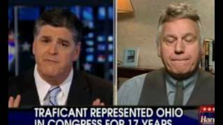 OTBNEWS HANNITY GETS SCHOOLED BY TRAFFICANT [upl. by Rekab]