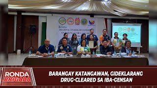 Barangay Katangawan gideklarang drugcleared sa IBAGenSan [upl. by Behn]