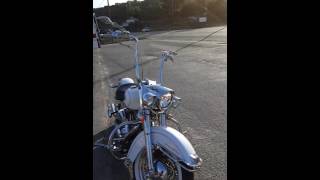 2004 Harley heritage softail with 16quot Carlini Ganster apes [upl. by Clerc]