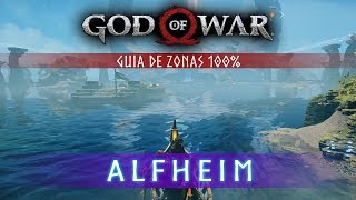 God of War Guia de Zonas 100  Alfheim [upl. by Onitnas]