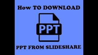 How to download ppt from slideshare [upl. by Kloman385]