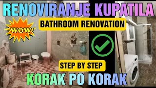 Renoviranje kupatila  korak po korak [upl. by Hagan562]