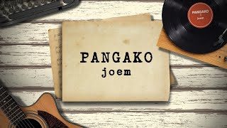 joem — Pangako Official Lyric Video [upl. by Waters]