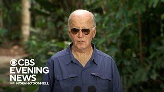 Biden becomes first sitting president to visit Amazon Rainforest [upl. by Atiuqcir709]