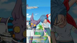 Bulma hits Beerus again 😅 youtubeshorts dragonball beerus bulma whis goku vegeta [upl. by Anhaj593]