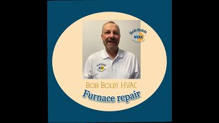 Furnace repair  Bob Boldt HVAC [upl. by Oneill327]