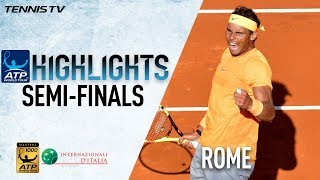 Highlights Nadal Zverev Set Final Showdown In Rome [upl. by Ger]