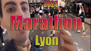 « Mon Premier Marathon A Lyon » 2024 [upl. by Neivad]