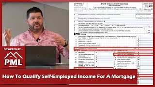 How To Qualify SelfEmployed Income For A Mortgage [upl. by Aiuqal]