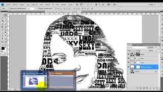 Photoshop Retrato con Texto de Relleno [upl. by Britta]