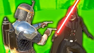 Mandalorian Fights DARTH VADER  Blade and Sorcery VR Mods Star Wars [upl. by Alburga981]