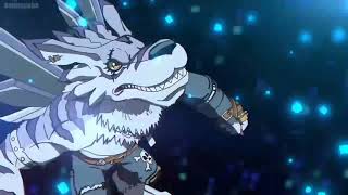 Digimon Adventure 2020  WereGarurumon Evoluciona a MetalGarurumon Vs Parasimon [upl. by Orteip]