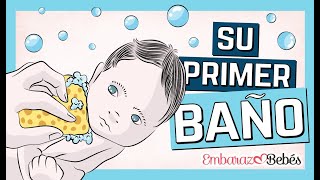 Cómo dar un baño de esponja a un recién nacido  BabyCenter [upl. by Smalley677]