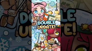 DOUBLE avatarworld UPDATE📣 SNOWY WEATHER is finally here with our NEW Fancy Restaurant❄️🍝⭐pazu [upl. by Macnair]