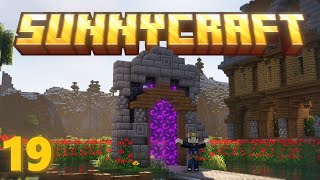 O PORTAL MÍSTICO DO NETHER  SunnyCraft Episódio 19 [upl. by Nossaj]