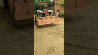 Farmtrac 50 with rotovater trending shorts tractor viralvideo [upl. by Aiekan]