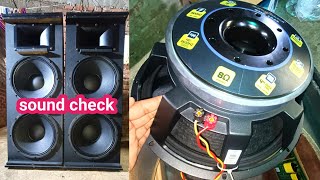 Studiomaster SMB1545 Speaker sound check Dj Tech Bihar djtechbihar speaker [upl. by Baiss]