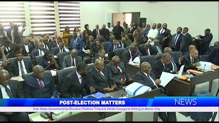 Edo State Governorship Election Petition Tribunal Holds Inaugural Sitting In Benin City [upl. by Harshman855]