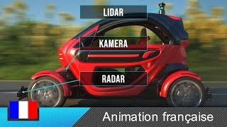 Comment fonctionne un véhicule autonome  Animation [upl. by Akeyla]