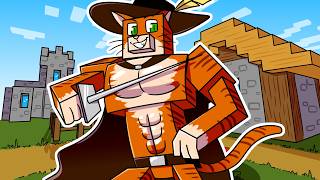 I Survived 1000 DAYS as PUSS IN BOOTS in HARDCORE Minecraft  Funny Quests Compilation [upl. by Elroy949]