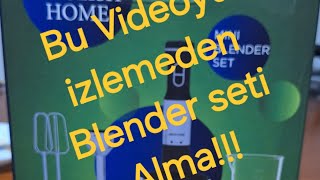 Bu Videoyu izlemeden Blender Seti ALMAYIN [upl. by Pierce]