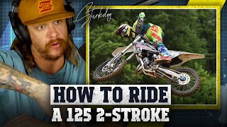 quotFirst gear is your friendquot Motocross hero Stankdog explains how to ride a 125cc 2Stroke Dirtbike [upl. by Enneite]