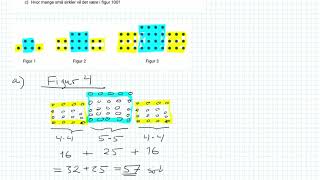 Matte 2P  Eksamen H19 Oppgave 7 Del 1 Figurtall [upl. by Eillak517]