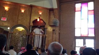 Shaikh Moussa Al Azzouni leading friday prayer in ICCI mosque in chicago  mana association [upl. by Aihseit]