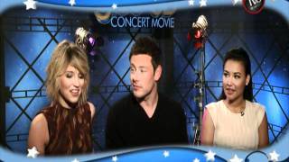 The cast of GLEE get down with Carrie Keagan [upl. by Nwahsed540]