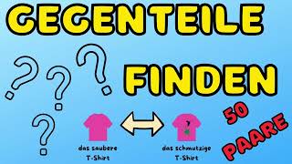 Gegenteile finden 🇩🇪🔎🔁📚🧑‍🏫 Deutsch mit Boris 🦒🇩🇪 [upl. by Llenrad]