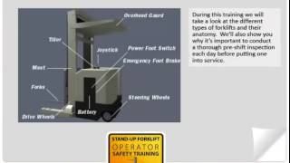 Online Forklift Training Preview Stand Up [upl. by Jillane546]