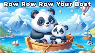 SING ALONG  RowRowRow Your Boats  Songs For Childrens Happy  Super Simple Songs🍪🍪 [upl. by Anairb]