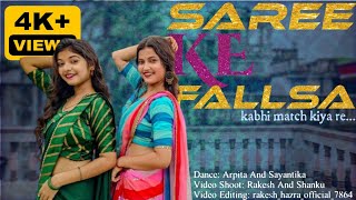 Saree Ke Falsa । R Rajkumar । Cover Dance। Arpita amp Sayantika । Dance Of Happiness।dance [upl. by Novad]