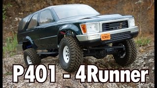 HG P401  4Runner body unfinished first run [upl. by Rehtaef]