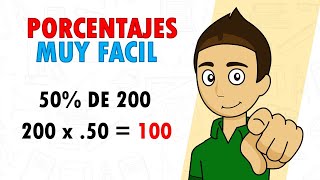 COMO CALCULAR UN PORCENTAJE Super fácil  Para principiantes [upl. by Riegel134]