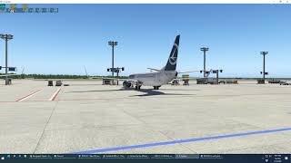 XPlane 11 EDDF  EGKK  Departure  Zibo Mod  VATSIM ATC [upl. by Etnaid]