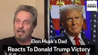 Errol Musk Says Elon Musk Endorsing Donald Trump Was A Turning Point  Elon Musks Dad Interview [upl. by Alaj]