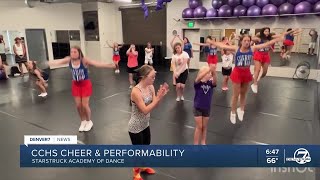 Cherry Creek cheerleaders host inclusive class with PerformAbility [upl. by Airb]