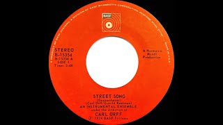 1974 Carl Orff  Street Song Gassenhauer [upl. by Celik696]