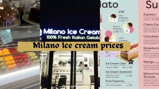 Milano ice cream Bangalore  Milano ice cream prices  Milano ice cream details [upl. by Enirbas941]