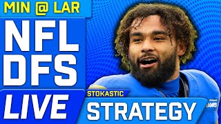 RamsVikings Showdown Strategy TNF Week 8 DFS Picks  NFL DFS Strategy [upl. by Eelrak]