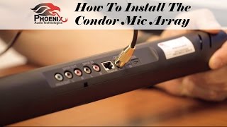 How To Install The Condor Mic Array  Phoenix Audio Technologies [upl. by Lativa]