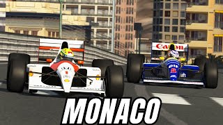 Senna VS Mansell  F1 Monaco Grand Prix [upl. by Rivy]