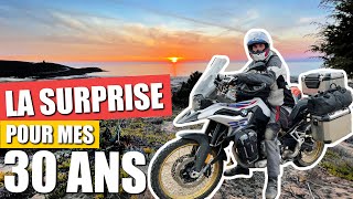 🇮🇹 ROAD TRIP MOTO EN SARDAIGNE  La SURPRISE de mes 30 ANS  🎁 [upl. by Akirat]