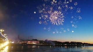 Fêtes de Bayonne 2022  louverture avec la mascleta le feu dartifice sonore [upl. by Delcina]