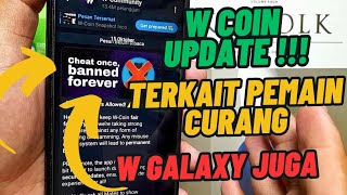 W Coin Airdrop Telegram  Terkait Update Terbaru W Galaxy [upl. by Raffo]