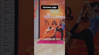 Acro yoga advance postureflexibilityfitness yogapractice motivation virashorts reels [upl. by Goodyear]