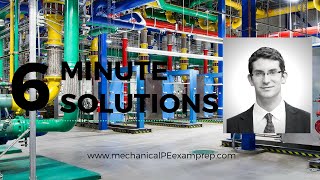 6 Minute Solutions for Mechanical PE Exam HVAC and Refrigeration  Breadth01 [upl. by Gapin]