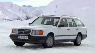 Mercedes Benz S 124 300 TD 4MATIC Winter Drive [upl. by Lotsirhc517]